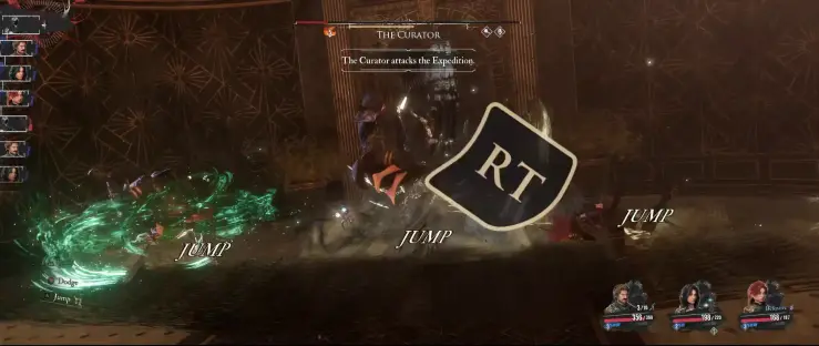 One of three damage avoiding mechanics in battle.