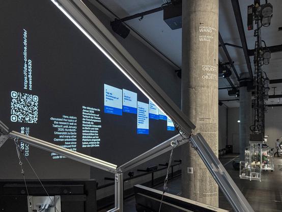 Rückzug der Wissenschaft aus X - im Berliner Schloss, Sitz des Humboldt Forums, wird er auf innovative Art erklärt und dargestellt.