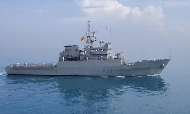 El Patrullero de altura 'Serviola' en una imagen de archivo. (Europa Press / LA ARMADA)