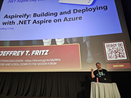 Jeff Fritz presenting his session