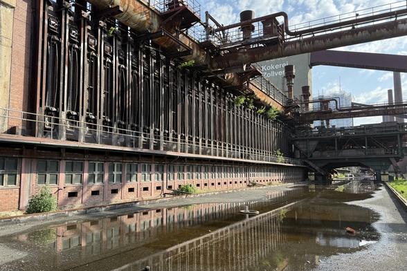 Blick auf die ehemalige Kokerei Zollverein in Essen.