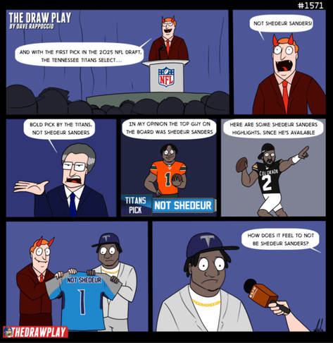 TheDrawPlay comic about Cam's disrespect