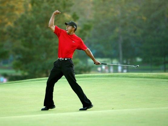 Tiger Woods hits the Shedeur (Masters, 2005)