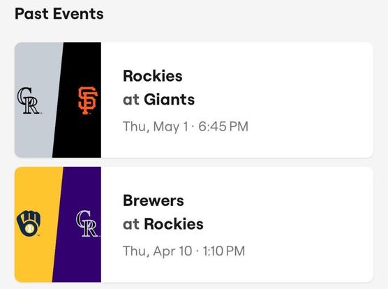 I’ve been to 33% of Rockies wins