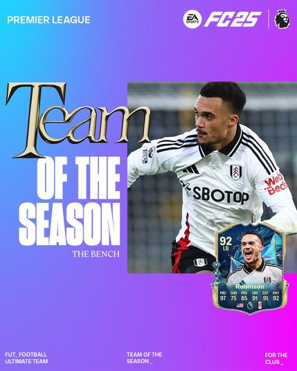 Antonee Robinson has made the EA Sports FC 25 Team of the Season!