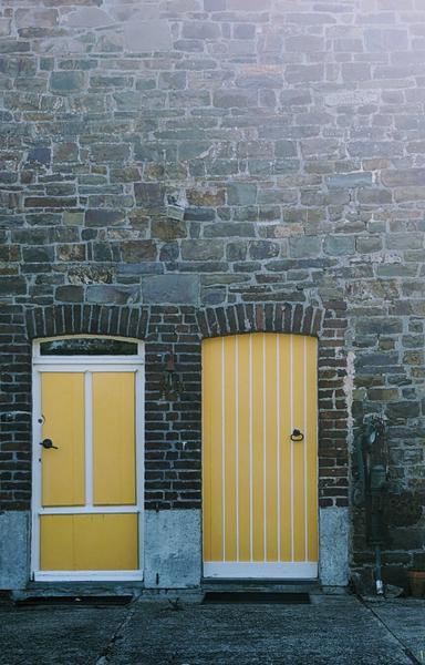 Yellow doors