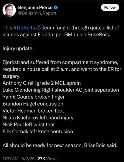 Injuries to former Kraken Bjorkstrand and Gourde. Really scary stuff about Bjorkstrand