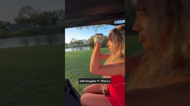 “We’re not in Utah anymore” 😅⛳️🐊 #golf #florida #floridagolf #golfbabe #golfbabes #golfhumor