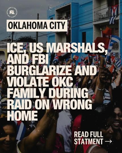 First slide of a PSL Oklahoma statement on Instagram.