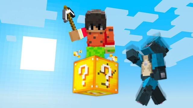 Survivre à 2 sur un LuckyBlock.. (impossible)