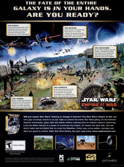Star Wars: Empire At War Magazine Ad (2006)