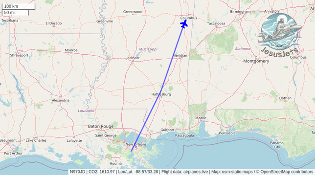 N970JD since Fri May 02 2025 22:09:21 GMT+0000 (Coordinated Universal Time)