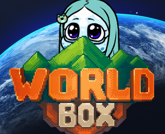 Promo image for a Worldbox stream with Issy