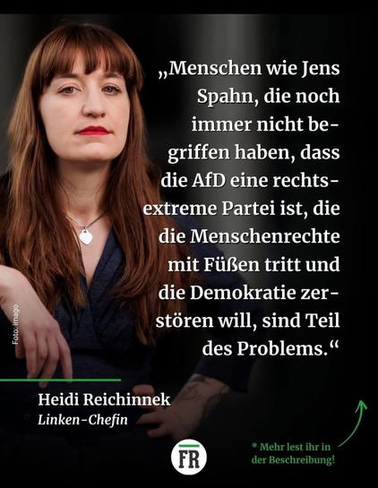 Heidi Reichinnek, Jens Spahn ist Teil des Problems...