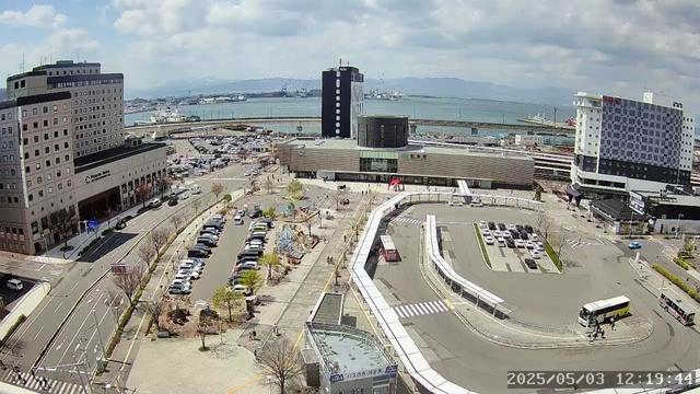 【Live-Japan】函館駅前ライブカメラ① #函館 #HAKODATE #函館湾 #JR函館駅