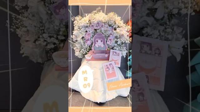 【フラスタ/ 麻倉もも】Music Rainbow 09【フラワースタンド花】 #vlog #イラスト #shorts