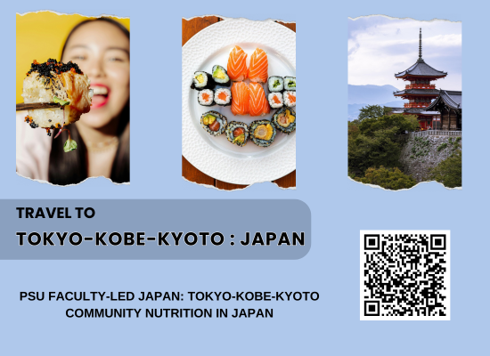 PSU Fac-Led Info Session (KMC 605): Japan: Tokyo-Kobe-Kyoto: Community Nutrition in Japan
