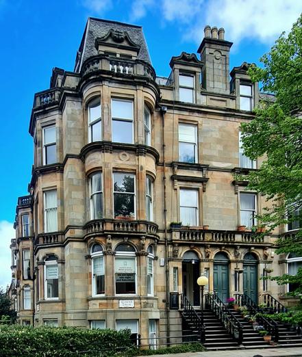 A French renaissance Victorian tenement in Glasgow.