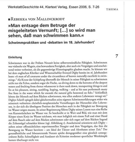 Anfang des gedruckten Artikels
