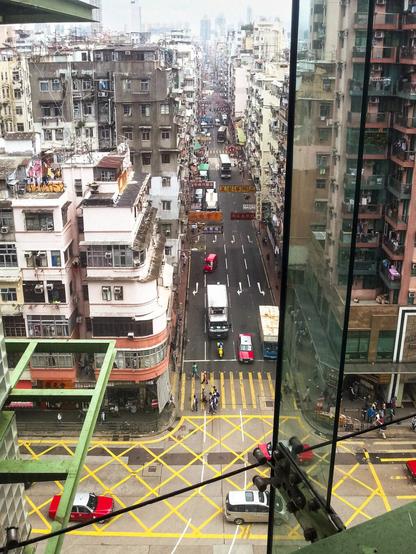 Une rue à Hong Kong. J'ai oublié les détails, ça fait longtemps.