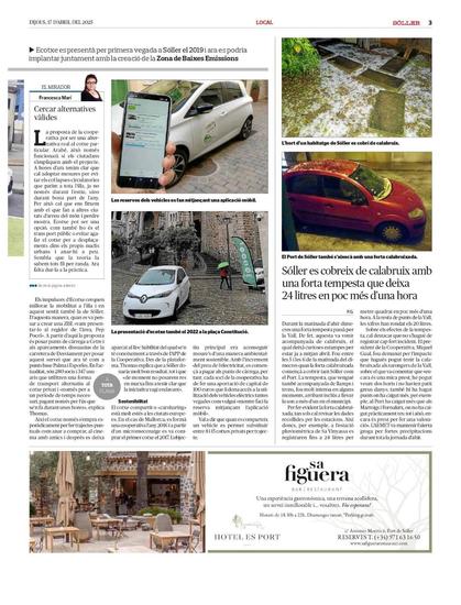 Pàgina 3 del setmanari Sóller amb la continuació de la notícia.