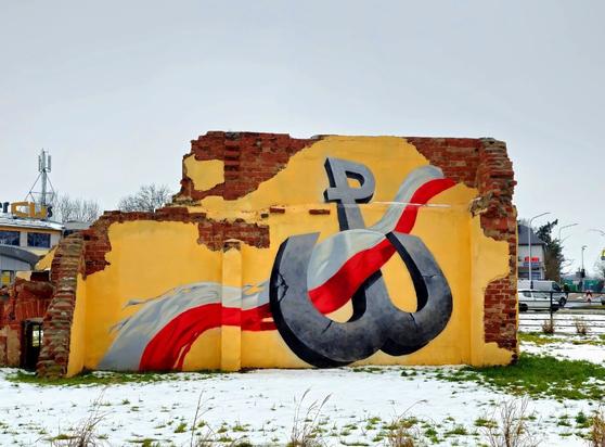 Artwork by Tomasz Miroszkin in Jelenia Góra, Poland