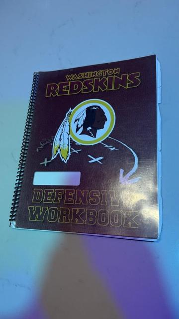 Most obscure memorabilia anyone owns.. Josh Norman’s film notebook.
