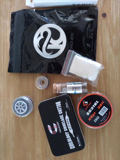 Divers cotons, coils et fils pour cigarette électronique