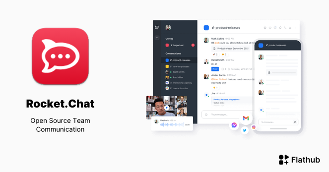 Rocket.chat featured on FlatHub.