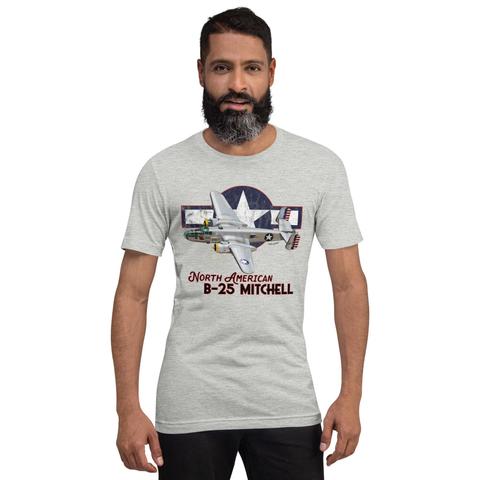 Something fabulous from Wavytail's Etsy store: B-25 Mitchell Airplane Short-Sleeve Unisex T-Shirt