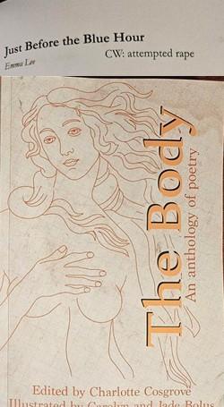Cover of The Body an anthology of poetry from Rough Diamond publications.