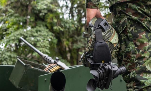 Soldado con una ametralladora (Getty Images)