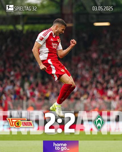 Schluss: Union 2, Werder 2