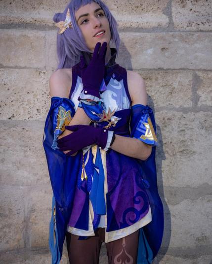 Me in keqing cosplay