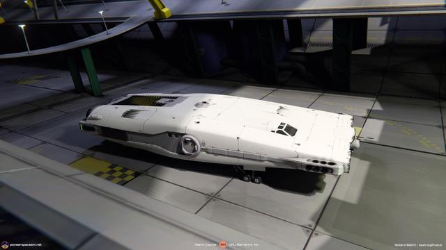 🕶️ A new (with version 2025-02-03) ship model, belonging to the Natrix line by OPLI-Barnard Inc., presented in a large hangar.

📚️ Pioneer is a libre, multi-platform, solo, open world, open-ended, space adventure game in the spirit of Frontier: Elite 2, whose environment is our galaxy in the 33st century, with millions of star systems to explore. The player can land on the planets, slingshot past gas giants, and burn when flying between binary star systems. He can choose to be a peaceful adventurer, a pirate, a bounty hunter or a mining operator, and performing all kinds of missions for various factions. Its a high quality game developed by an army of talented people since 2008.