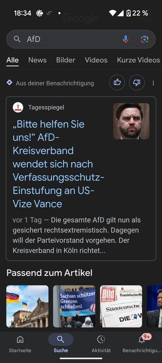 "Bitte helfen Sie uns" AfD-Kreisverband wendet sich nach Verfassungsschutz-Einstufung an US-Vize Vance

vor 1 Tag - Die gesamte AfD gilt nun als gesichert rechtsextremistisch. Dagegen will der Parteivorstand vorgehen. Der Kreisverband in Köln richtet...