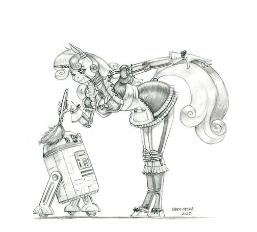 Tonight 5/3/25 starting at 5:30pm Pacific I'll be celebrating May the 4th on https://picarto.tv/baronengel.
