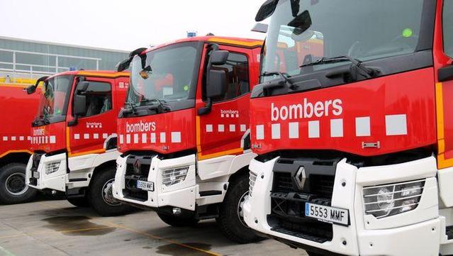 Imatge d'arxiu dels nous camions del cos de Bombers de la Generalitat (ACN/Nia Escolà)