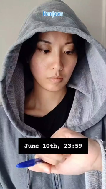 Namjoon on June 11th