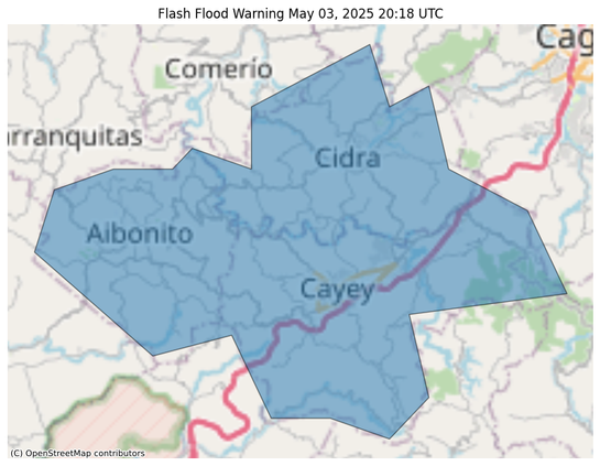 Flash Flood Warning issued May 3 at 4:18PM AST until May 3 at 7:30PM AST by NWS San Juan PR