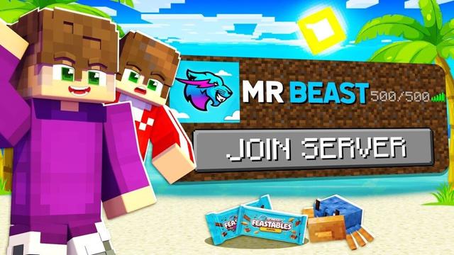 ΜΠΗΚΑΜΕ ΚΡΥΦΑ ΣΤΟΝ MINECRAFT SERVER ΤΟΥ MRBEAST!