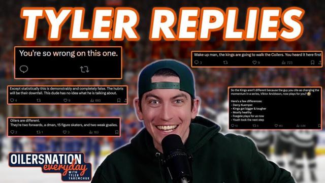 Tyler replies to Edmonton Oilers doubters following round one victory vs Kings