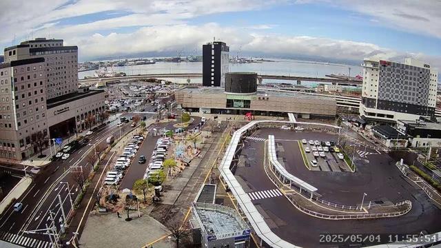【Live-Japan】函館駅前ライブカメラ① #函館 #HAKODATE #函館湾 #JR函館駅