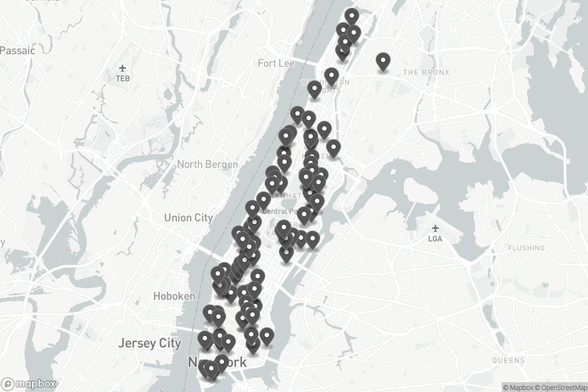A map with locations from the Capital Grant Awards 2014 dataset. Please visit the link for full details.