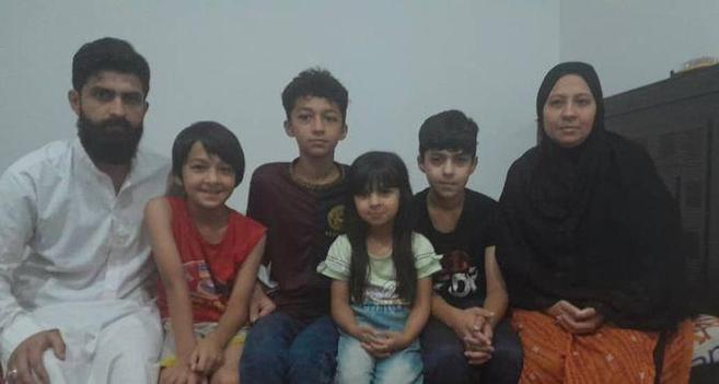 La Khatera i la seva família a Islamabad, on estan amagats (Cedida)