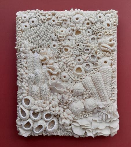 white coral reef wall hanging à la Anna Franklin