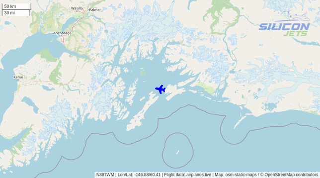 N887WM since Sun May 04 2025 08:48:42 GMT+0000 (Coordinated Universal Time)