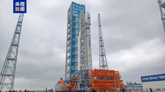 Image of Long March 12 launch vehicle at Commercial LC-2 launch site, scheduled for 2025-05-05 11:05