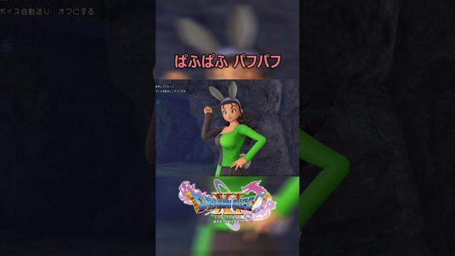 21 ドラクエ11S パフパフ ドラゴンクエスト11S ぱふぱふ DQ11S 天空の古戦場 バニーガール バンジージャンプ 声優 サマディー王役 CV 千葉 繁 #shorts