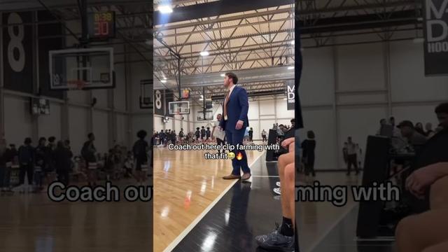 Coach Farmer … 🧑‍🌾 #basketball #funny #fyp